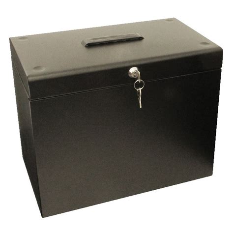 a4 lockable metal file box|a4 box files argos.